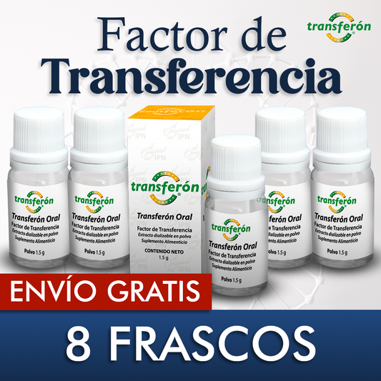 8 Frascos de Factores de Transferencia